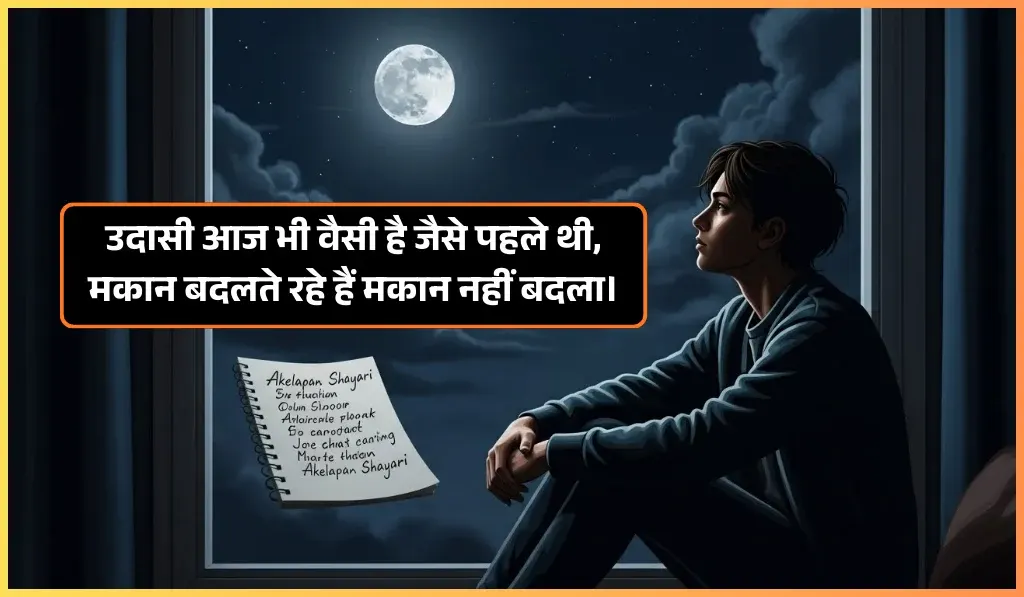 Akelapan Shayari