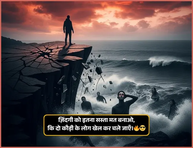 Attitude Shayari for Boys in Hindi