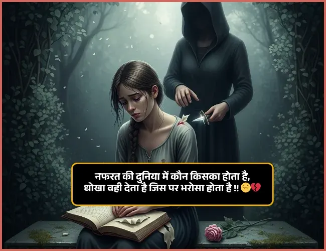 Bharosa Rishte Dhoka Shayari