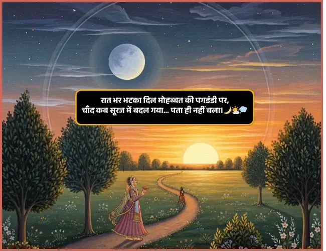 Chand Shayari Gulzar