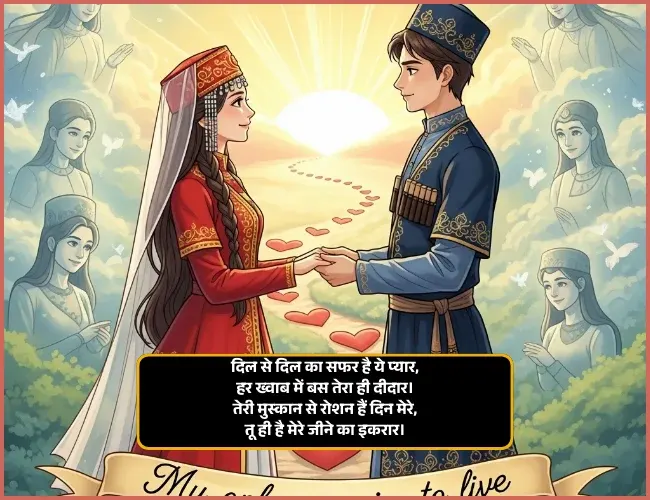 Couple heart touch true love husband wife shayari