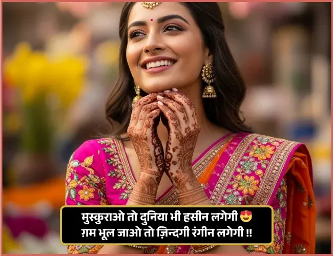 Cute Happy Life Smile Shayari