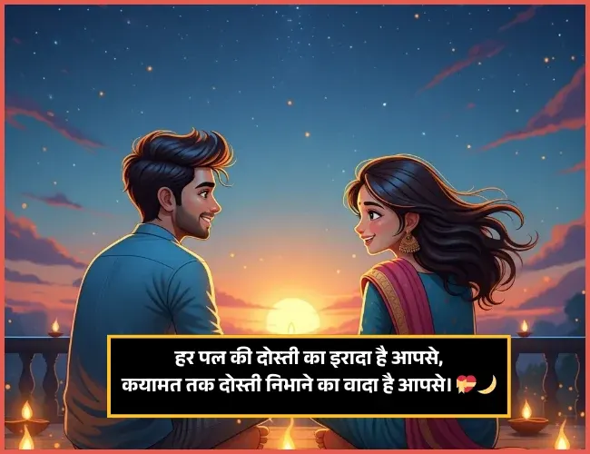 Friends Good Night Shayari