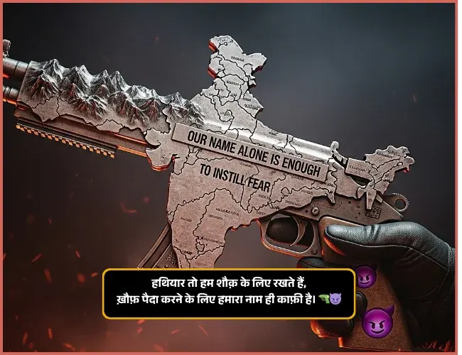 Gangster Shayari in Hindi Gangster Shayari in Hindi