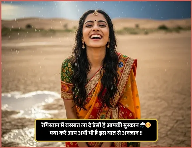 Girl Smile Shayari in Hindi