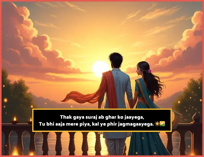 Good Evening Shayari in English