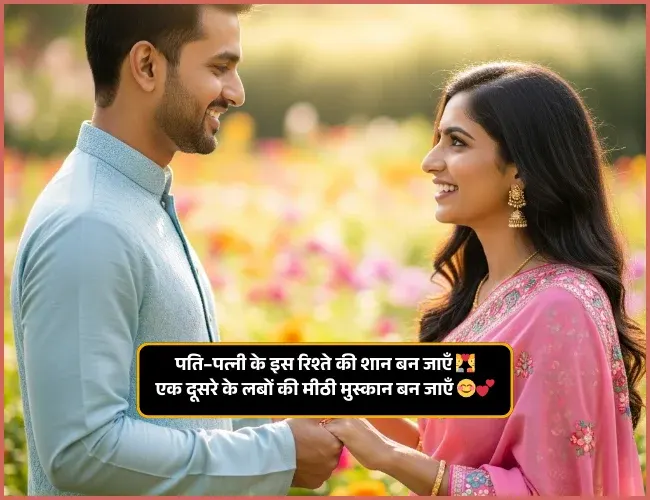 Husband Wife Shayari in Hindi