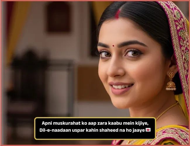 Love Smile Shayari in English