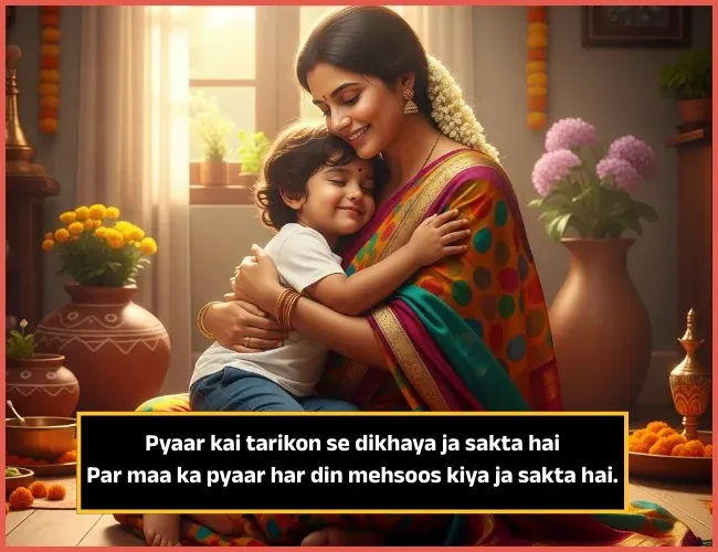 Maa Ke Liye Shayari 2 Line English