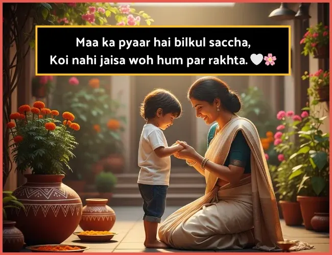 Maa Ke Liye Shayari in English