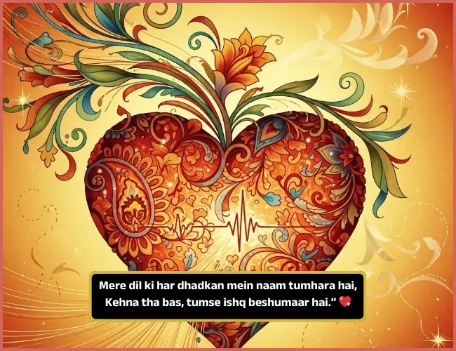 Propose Shayari in English Propose Shayari in English