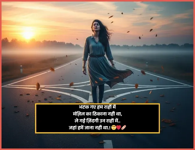 Sad Shayari for Girls on Life