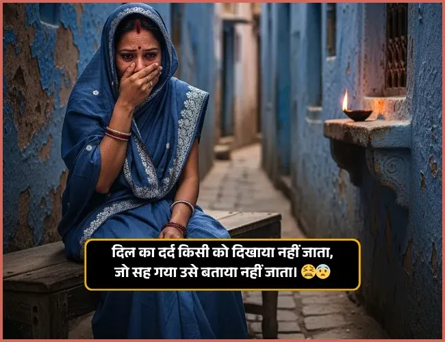 Sad Shayari😭 Life 2 Line Copy