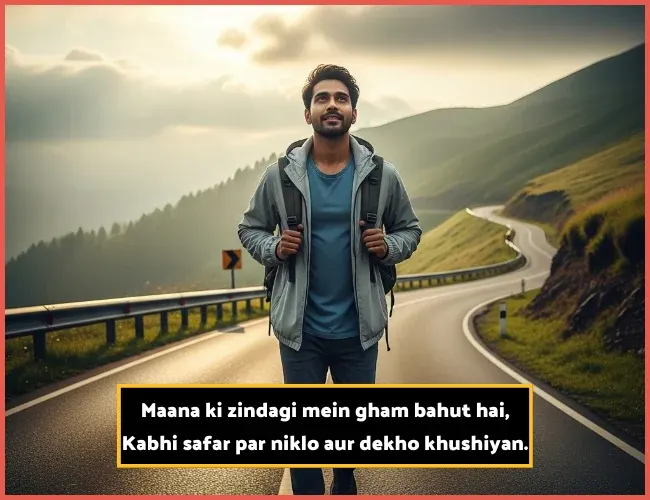 Safar Shayari in English 2 Line