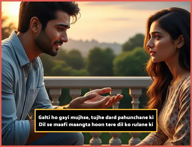 Feeling Sorry Shayari in English