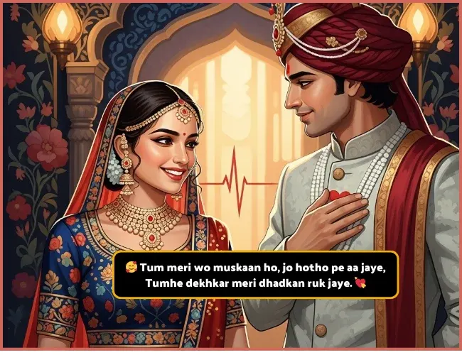 Stylish 💕 😘 Shayari प्यार ❤ English 2 Line Emoji