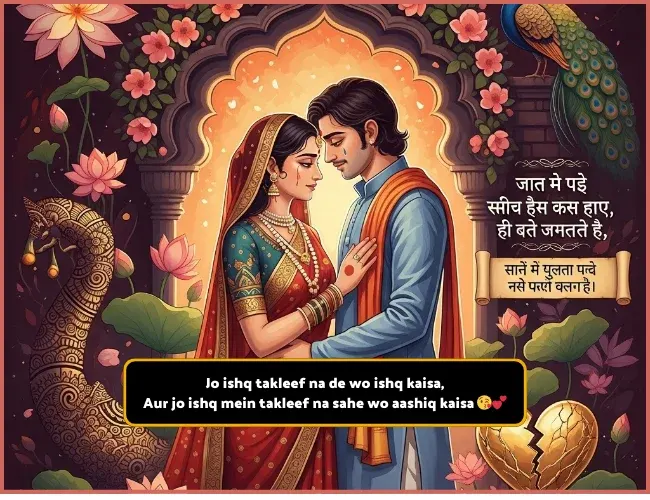 Stylish 💕 😘 Shayari प्यार❤ English 2 Line Hindi